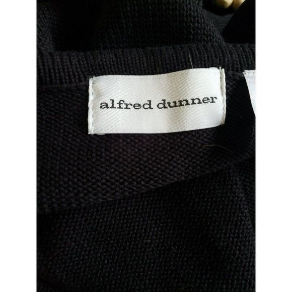 Alfred Dunner‎ Sweater Cardigan Colorblock Black Red White Women's Size XL - Picture 2 of 8